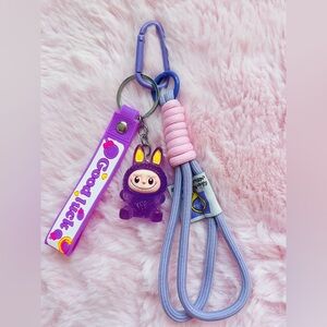 Labubu Keychain With Good Luck Decoration